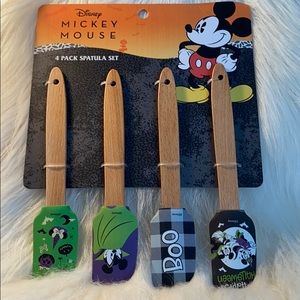 Disney Mickey Mouse Halloween 4 Pack Spatula NWT